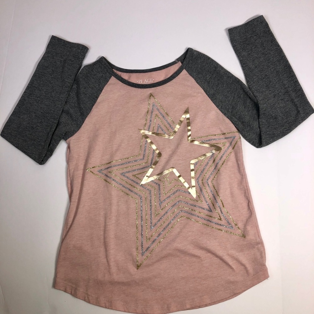 Children’s Place L/S Star Design Tshirt in Large